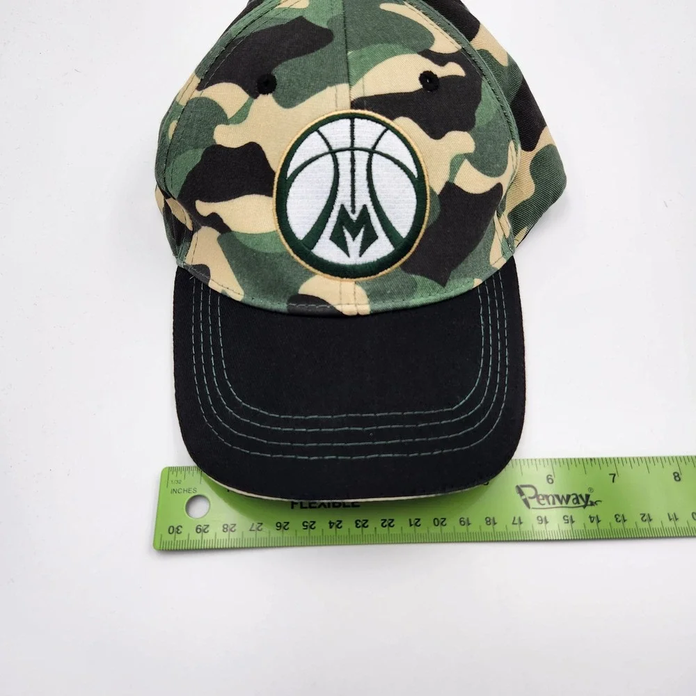 Milwaukee Bucks Hat Sky High Camo Fear The Deer‎ NBA Basketball Adjustable BMO